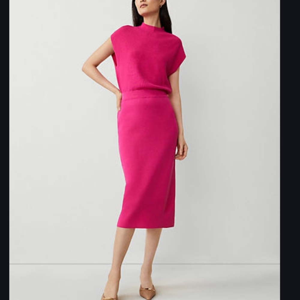 Hot Pink Ann Taylor Dress